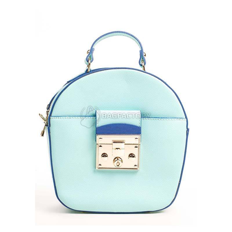 Кожаный клатч Italian Bags Мятный (6206_tiffanyy)