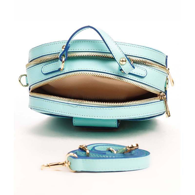 Кожаный клатч Italian Bags Мятный (6206_tiffanyy)