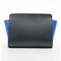 Женская кожаная сумка Italian Bags Черный (1298_black_blue)