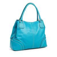 Женская кожаная сумка Italian Bags Синий (8976_blue)