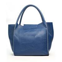 Женская кожаная сумка Italian Bags Синий (6547_blue)