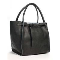 Женская кожаная сумка Italian Bags Черный (6547_black)