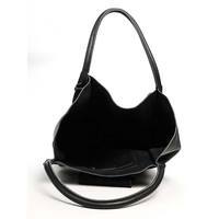 Женская кожаная сумка Italian Bags Черный (6547_black)