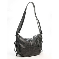 Женская кожаная сумка Amelie Pelletteria Черный (6526_black)