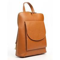 Городской кожаный рюкзак Italian Bags Коньячный (6553_cuoio)