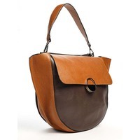 Женская кожаная сумка Amelie Pelletteria Коричневый (6716_dark_brown)