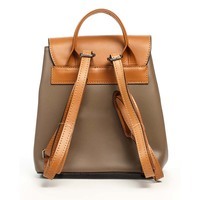Городской кожаный рюкзак Italian Bags Коньячный (6559_taupe_cuoio)