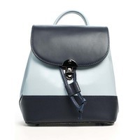 Городской кожаный рюкзак Italian Bags Голубой (6559_sky_blue)