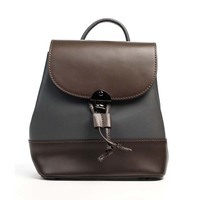 Городской кожаный рюкзак Italian Bags Коричневый (6559_gray_brown)