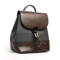 Городской кожаный рюкзак Italian Bags Коричневый (6559_gray_brown)