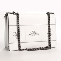 Кожаный клатч Italian Bags Белый (1015_white)