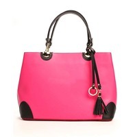 Женская кожаная сумка Italian Bags Розовый (1020_roze)