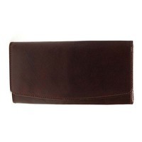 Кошелек кожаный Italian Bags Темно-коричневый (w8137_dark_brown)