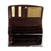 Кошелек кожаный Italian Bags Темно-коричневый (w8137_dark_brown)