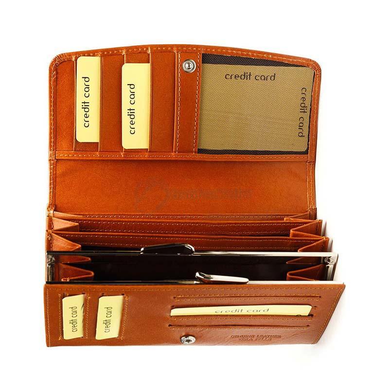 Кошелек кожаный Italian Bags Коньячный (w8137_cuoio)