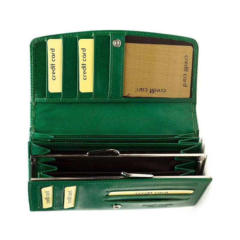 Кошелек кожаный Italian Bags Зеленый (w8137_green)