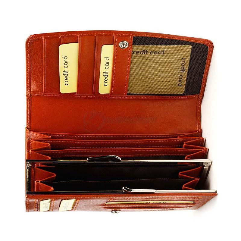 Кошелек кожаный Italian Bags Оранжевый (w8137_orange)