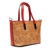 Женская кожаная сумка Italian Bags Коньячный (1017_cuoio)