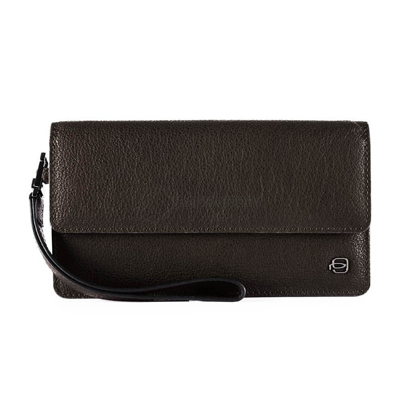 Клатч Piquadro Black Square D.Brown с отдел. д/смартфона+ RFID защита (PP4765B3R_TM)