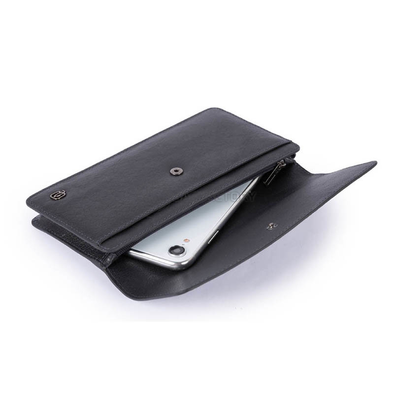 Клатч Piquadro Black Square Blue с отдел. д/смартфона с RFID защитой (PP4765B3R_BLU)