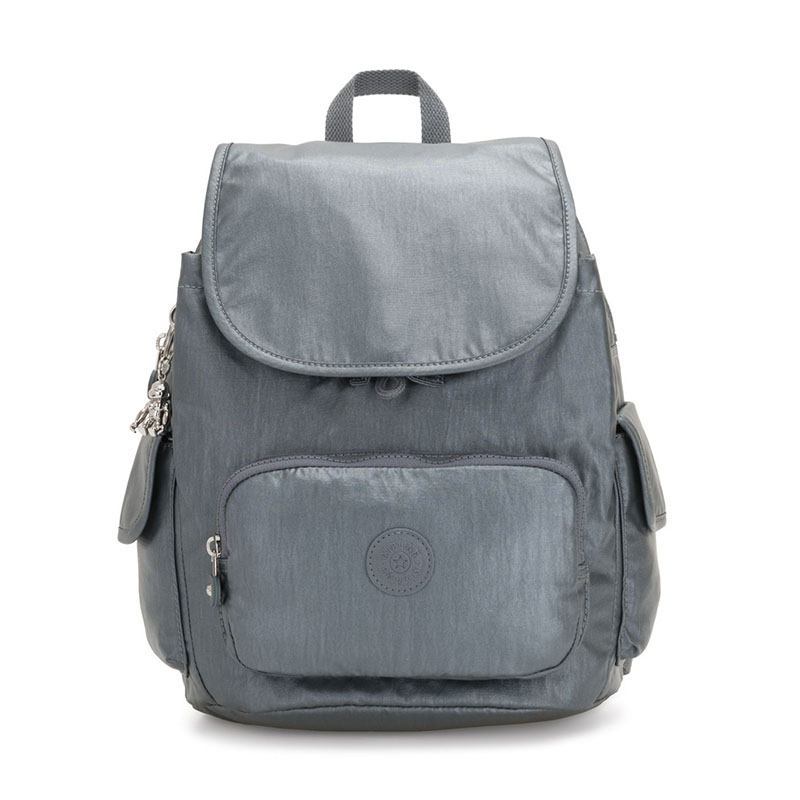 Городской рюкзак Kipling Basic Plus City Pack Steel Gr Metal S 13л (K15641_H55)