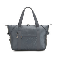 Женская сумка Kipling Basic Plus Art M Steel Gr Metal 26л (K25748_H55)