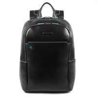 Городской рюкзак Piquadro Blue Square Black с отд д/ноутбука 15.6