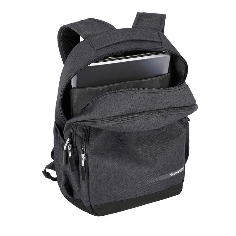Городской рюкзак Travelite KICK OFF 69 Dark Antracite с отд. д/ноут 15.6