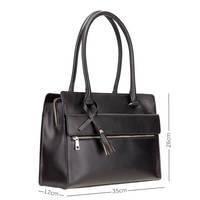 Женская кожаная сумка Visconti Giorgia - Ladies Shoulder Bag Black (ITL78 BLK)