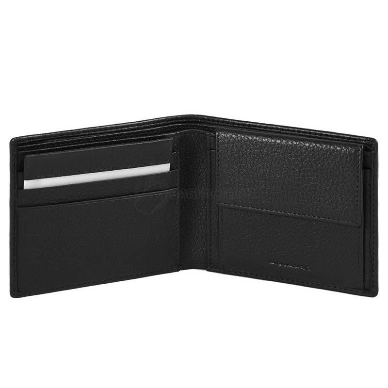 Портмоне Piquadro Modus Restyling Black с отдел. для монет с RFID защитой (PU4188MOSR_N)