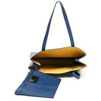 Женская кожаная сумка Italian Bags Синий (6941_blue)