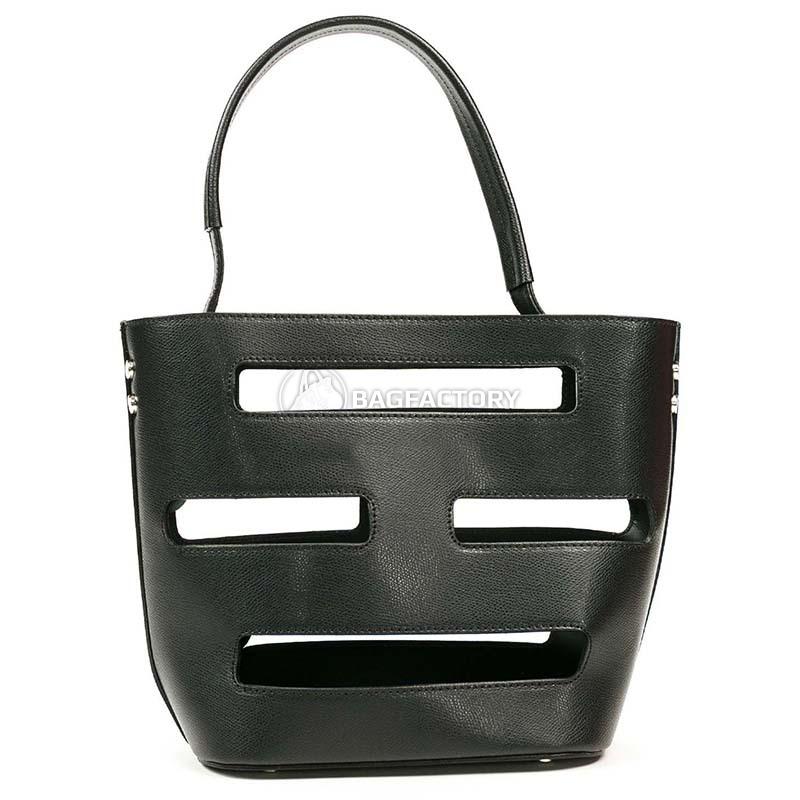 Женская кожаная сумка Italian Bags Черный (6939_black)