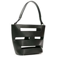 Женская кожаная сумка Italian Bags Черный (6939_black)