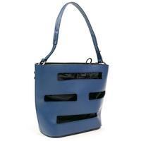 Женская кожаная сумка Italian Bags Синий (6939_blue)