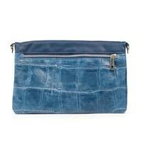 Клатч кожаный Italian Bags Синий (1902_blue)