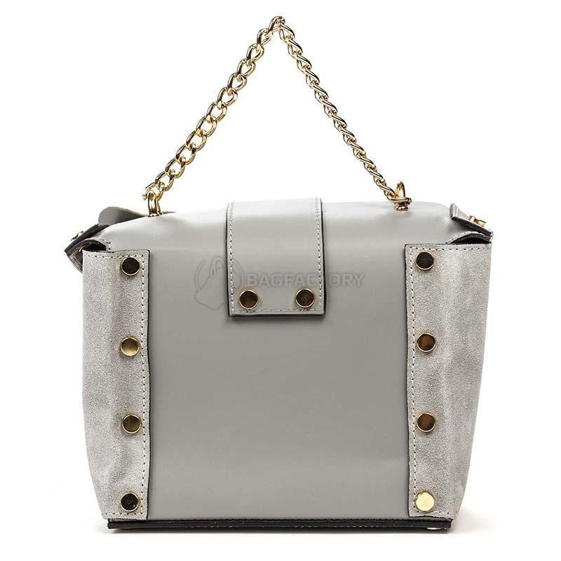 Клатч кожаный Italian Bags Серый (1666_gray)