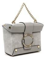 Клатч кожаный Italian Bags Серый (1666_gray)
