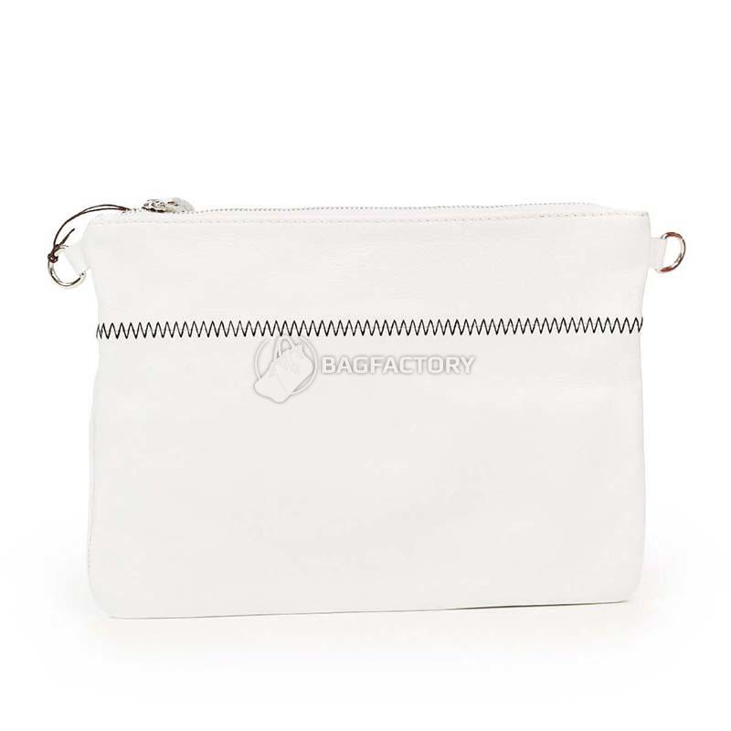 Клатч кожаный Italian Bags Белый (1904_white)
