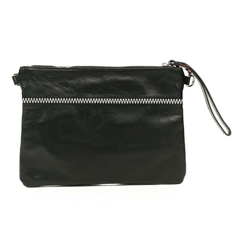 Клатч кожаный Italian Bags Черный (1904_black)