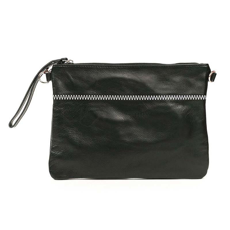 Клатч кожаный Italian Bags Черный (1904_black)