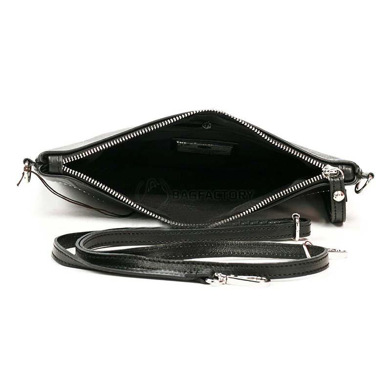 Клатч кожаный Italian Bags Черный (1904_black)