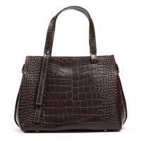 Женская кожаная сумка Italian Bags Коричневый (554161_dark_brown)