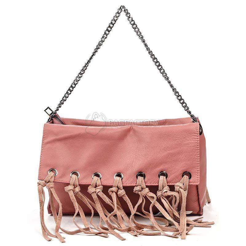 Клатч кожаный Italian Bags Розовый (1810_roze)