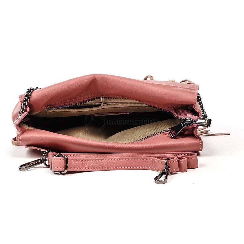 Клатч кожаный Italian Bags Розовый (1810_roze)