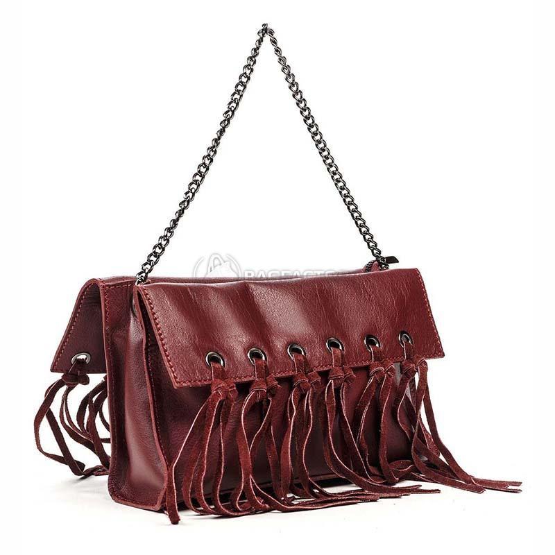 Клатч кожаный Italian Bags Бордовый (1810_bordo)