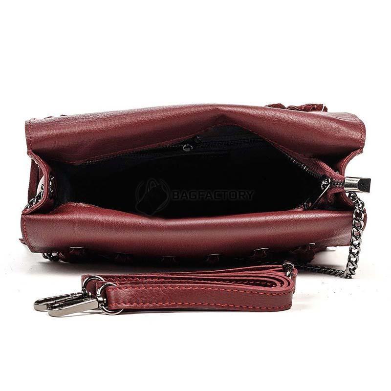 Клатч кожаный Italian Bags Бордовый (1810_bordo)