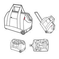 Дорожная сумка на колесах Reisenthel Allrounder Trolley Black 30л (MP7003)
