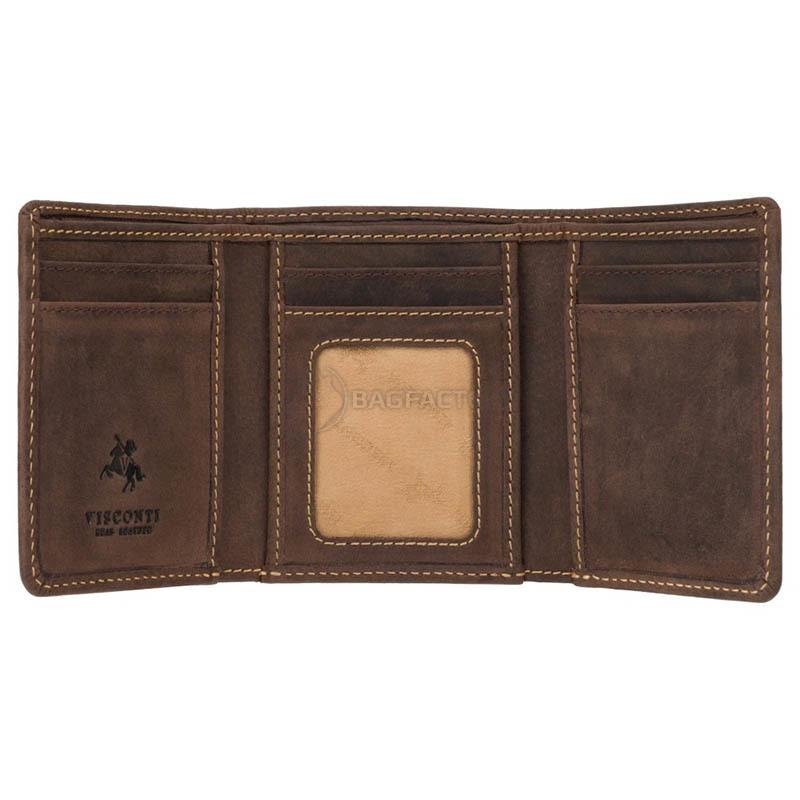 Портмоне мужское кожаное Visconti Apache Oil Brown (700 OIL BRN)
