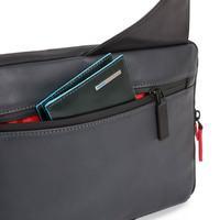 Мужская сумка Piquadro URBAN Grey-Black с чехлом д/смартфона (CA4974UB00_GRN)