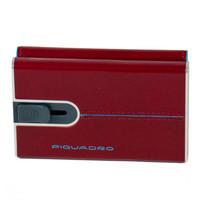 Кредитница-портмоне Piquadro Blue Square Red с RFID защитой (PP4891B2R_R)